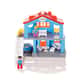 Casa de Brinquedo com Bonecos e Acessórios Azul - imagem 4