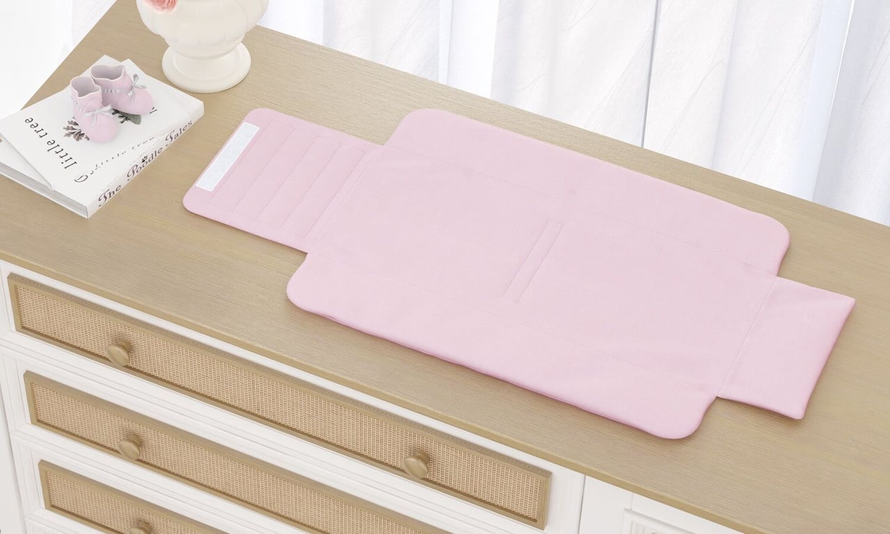 Trocador de Fraldas Portátil Branco Clássico 85x40cm — vista alternativa