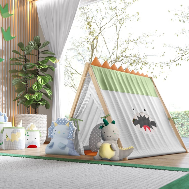 Cabana Quarto de Bebê Amiguinhos Dino