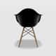 Kit Cadeira Eames Arm Preto 4 Peças - imagem 2