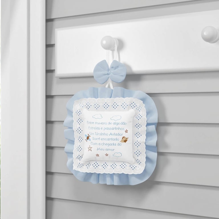 Medalhão Maternidade Urso Aviador