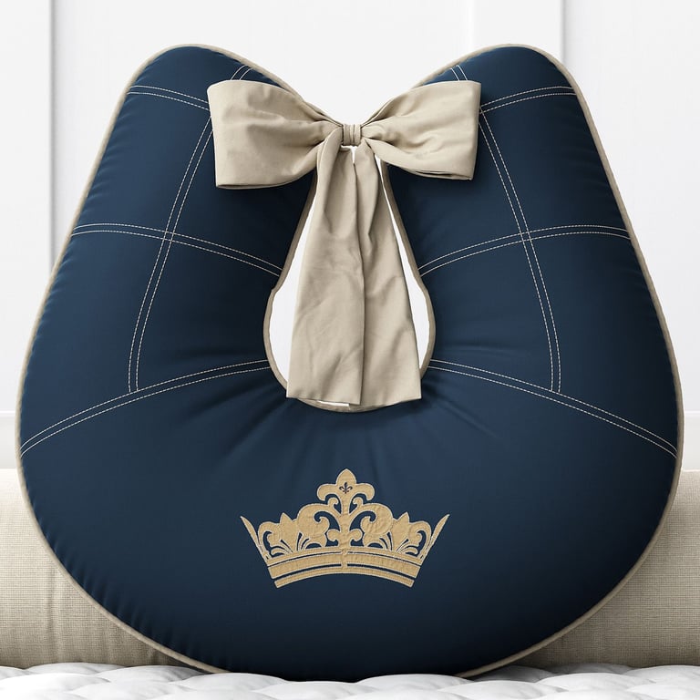 Almofada Amamentação Príncipe Marinho Premium