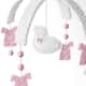 Móbile Cisne Branco e Laço Rosa - imagem 2