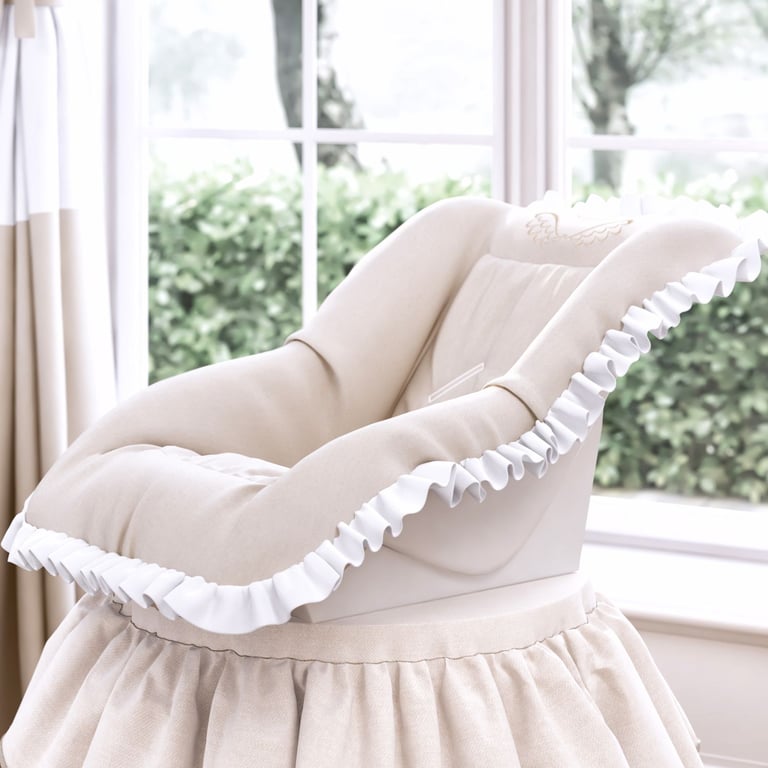 Capa de Bebê Conforto Anjo Bege