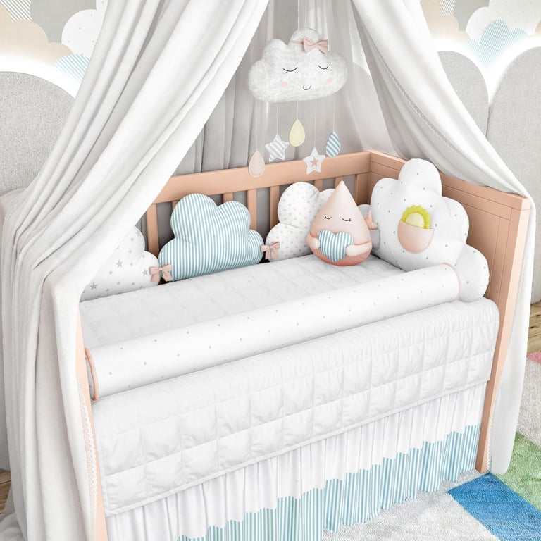 Kit Berço Nuvem de Algodão