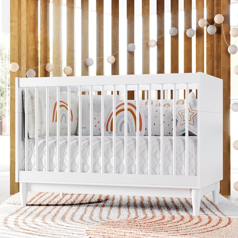 Berço Americano Branco Tomi