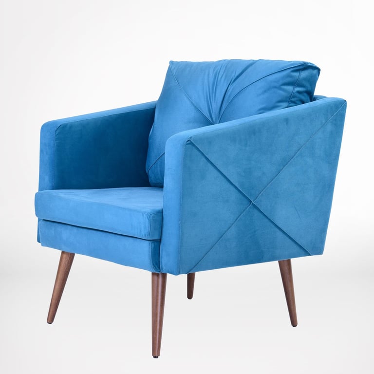 Poltrona Amamentação Bianca Azul Royal