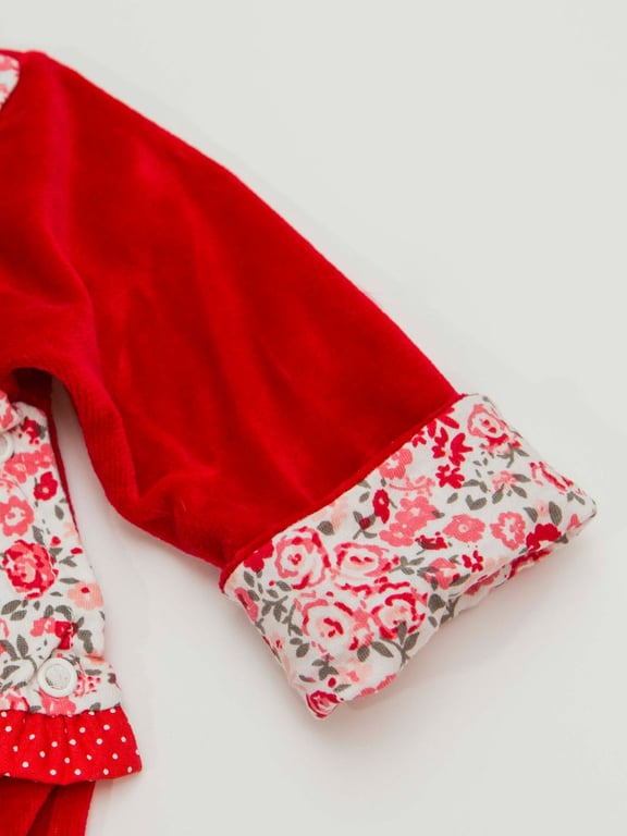 Macacão Longo Bebê Vermelho — vista alternativa