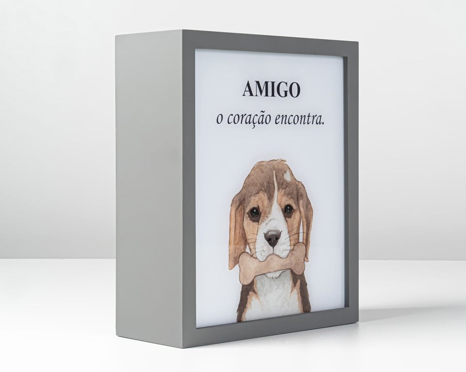 Luminária Led Cachorrinho Amigo Beagle — vista alternativa