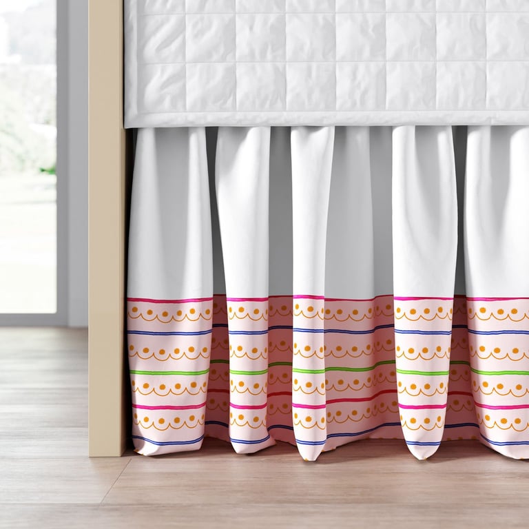 Saia de Berço Listra Étnica Colorida