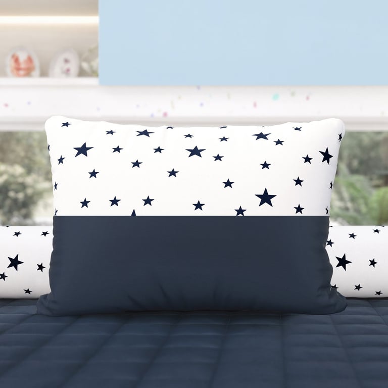 Almofada Estrelinhas Amarelo 43cm