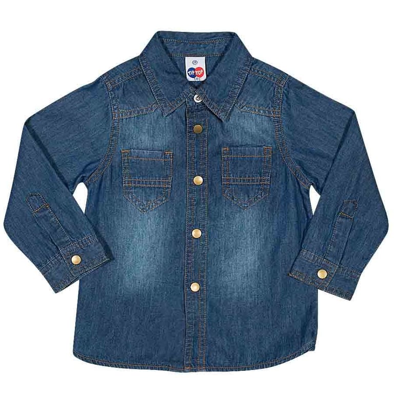 Camisa Jeans Azul