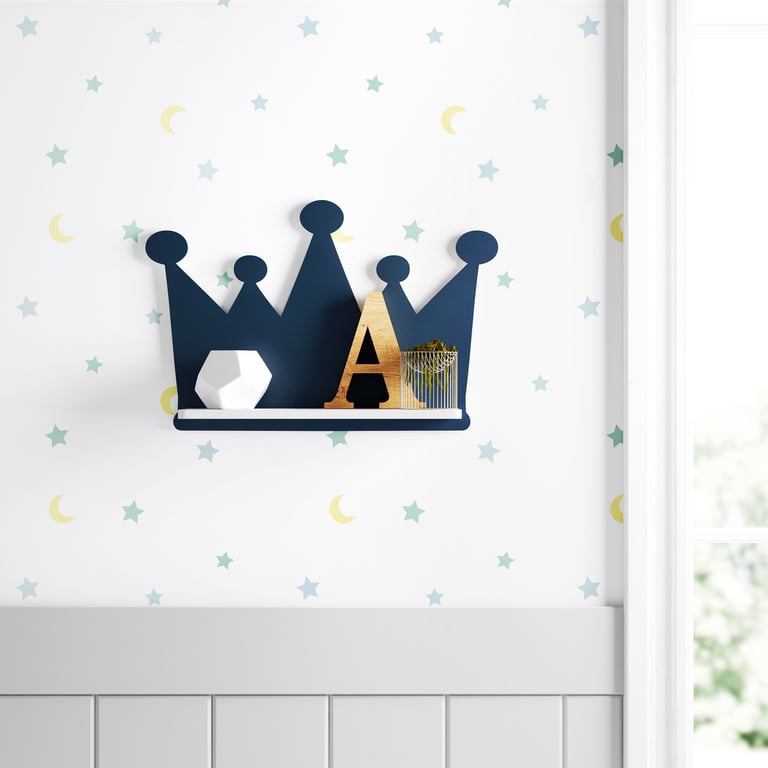 Prateleira MDF Coroa Azul Marinho — vista alternativa