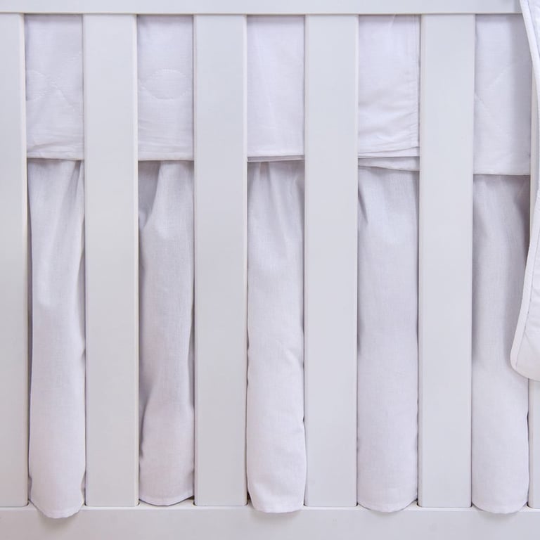 Saia de Berço Luxo Branco