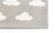 Tapete Retangular Cinza Nuvem Branco 1,50m - imagem 3