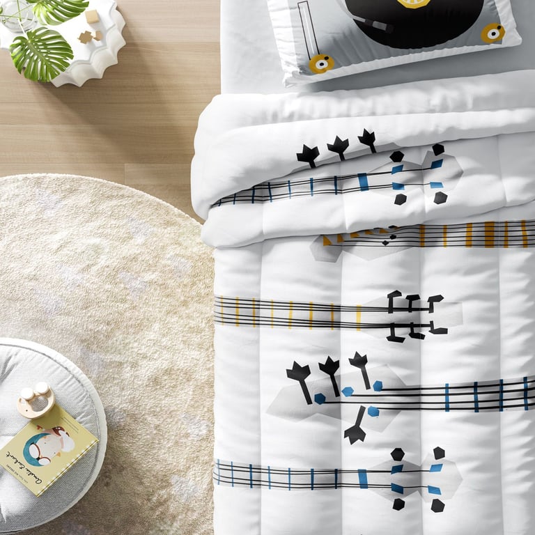 Edredom Infantil Solteiro Música