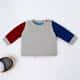 Casaquinho Tricot Tricolor Azul, Vermelho e Cinza - imagem 4