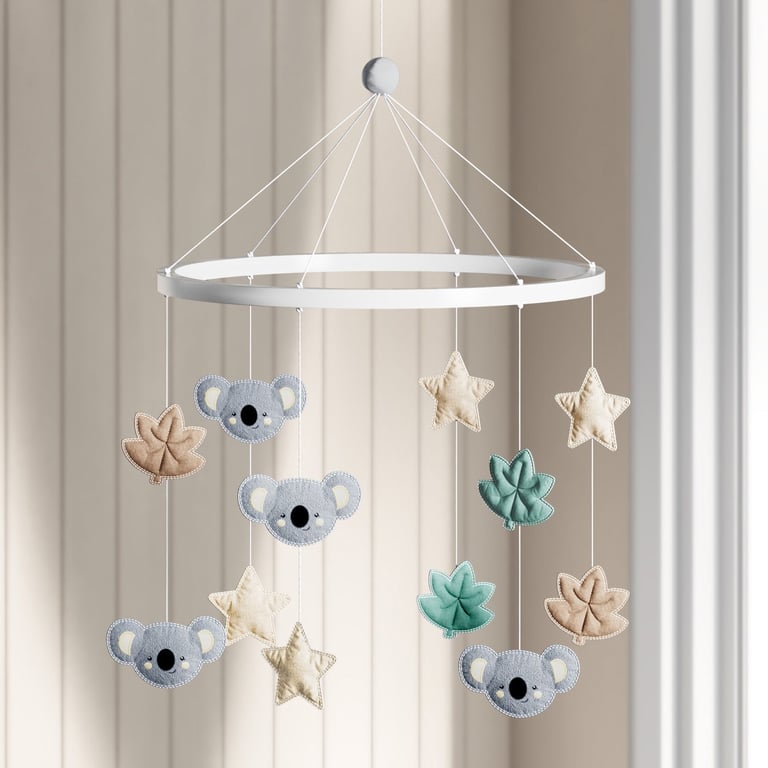 Móbile Coala, Estrela e Folha