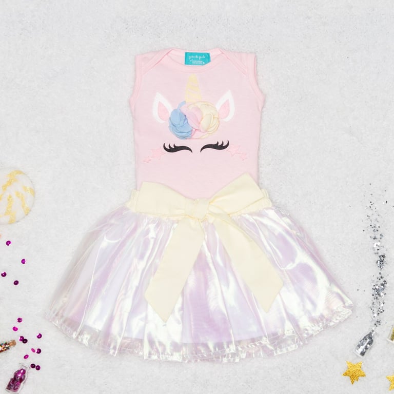 Fantasia Unicórnio Bebê 2 Peças