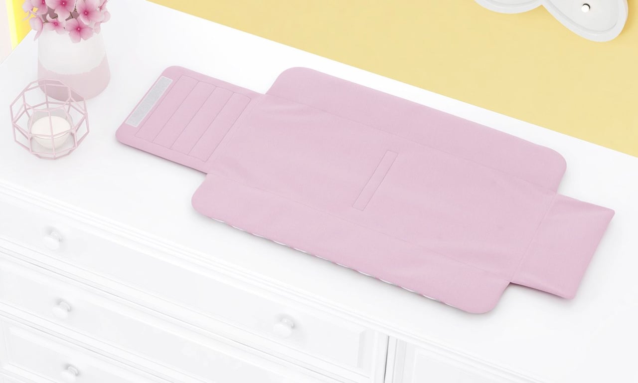 Trocador de Fraldas Portátil Estampa Triângulo 85x40cm