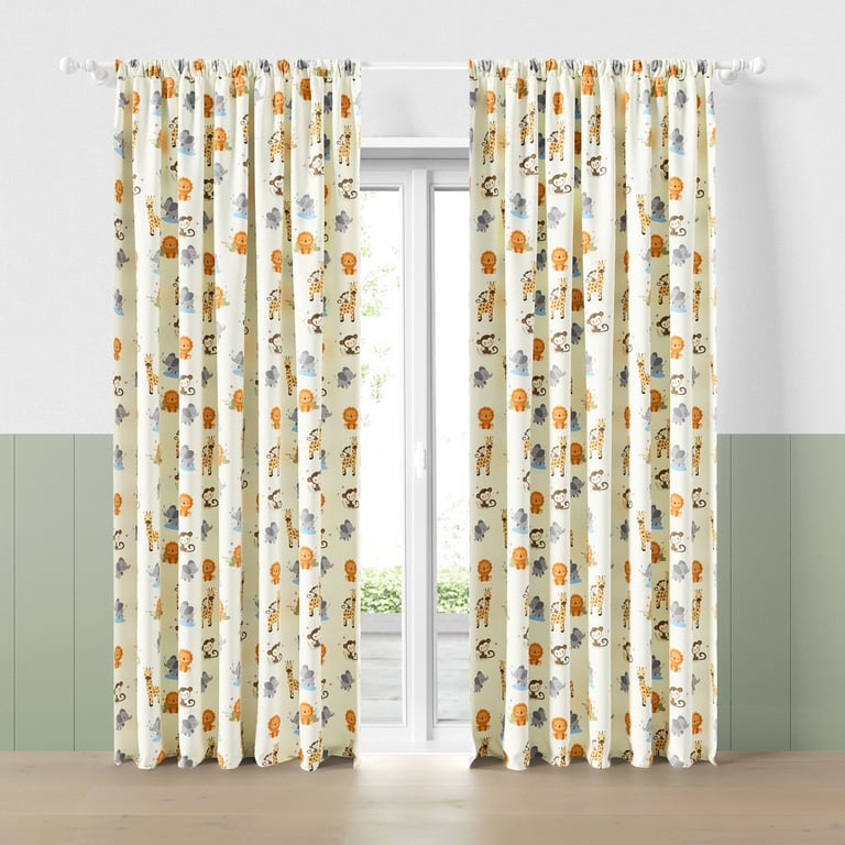 Cortina Infantil e Bebê Selva Baby 2,30m — vista alternativa