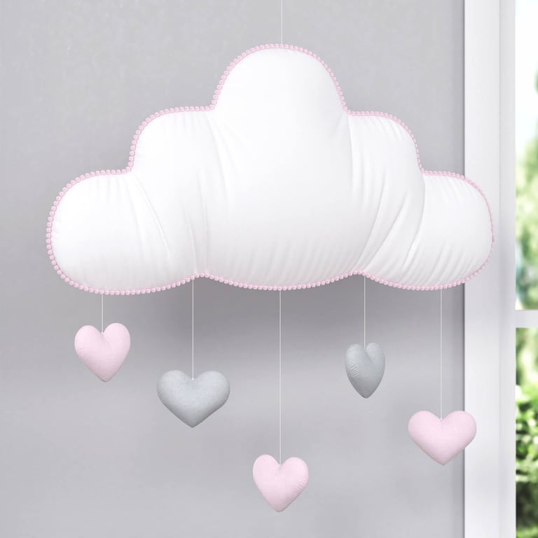 Móbile Nuvem Chuva de Amor