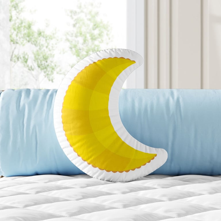 Almofada Lua Amarela 22cm