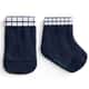 Kit Meia Bebê Grid Azul Marinho 2 Pares - imagem 1