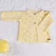 Casaquinho Tricot Vazado Amarelo Camomila - imagem 2