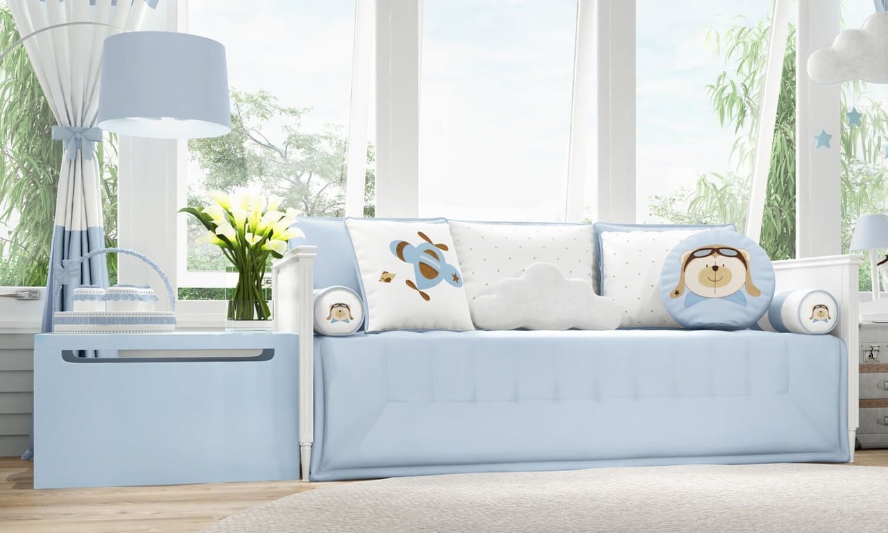 Kit Cama Babá Urso Aviador — vista alternativa