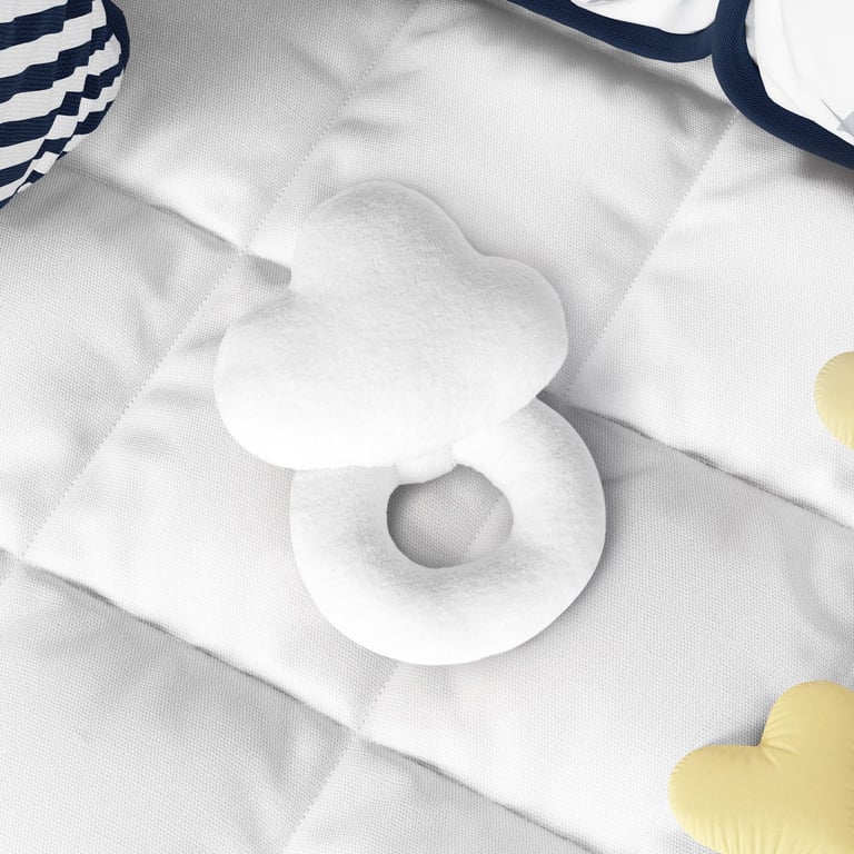 Chocalho Para Bebê Nuvem de Algodão