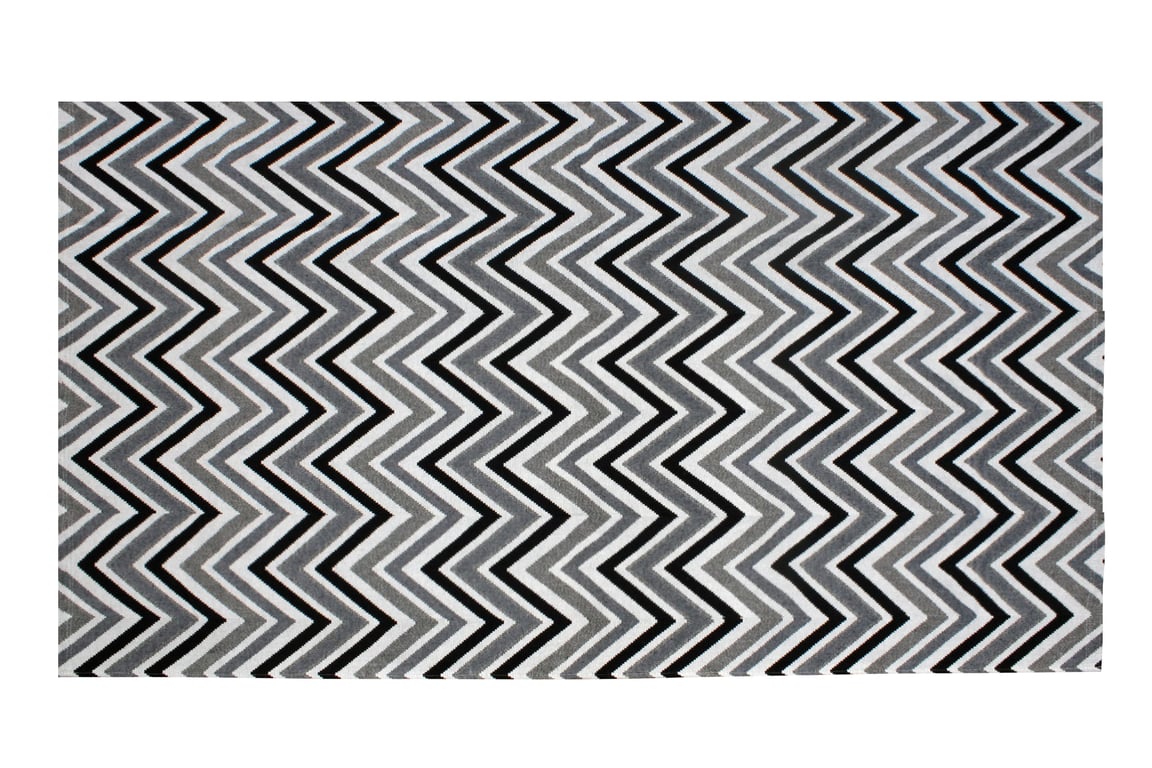 Tapete Retangular Capri Preto 2m