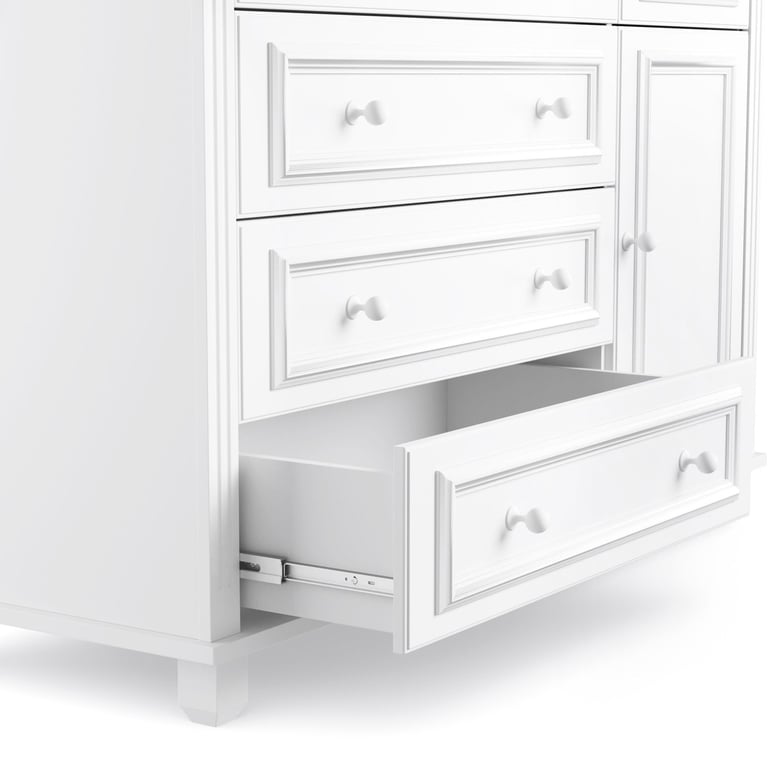 Cômoda Infantil Branco com Porta Paris