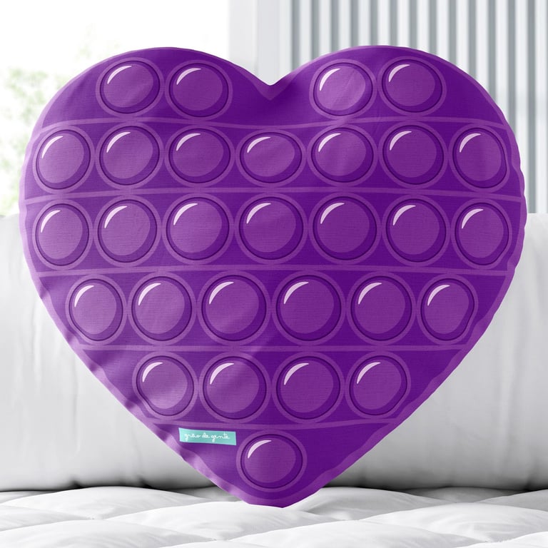Almofada Pop It Coração 27cm