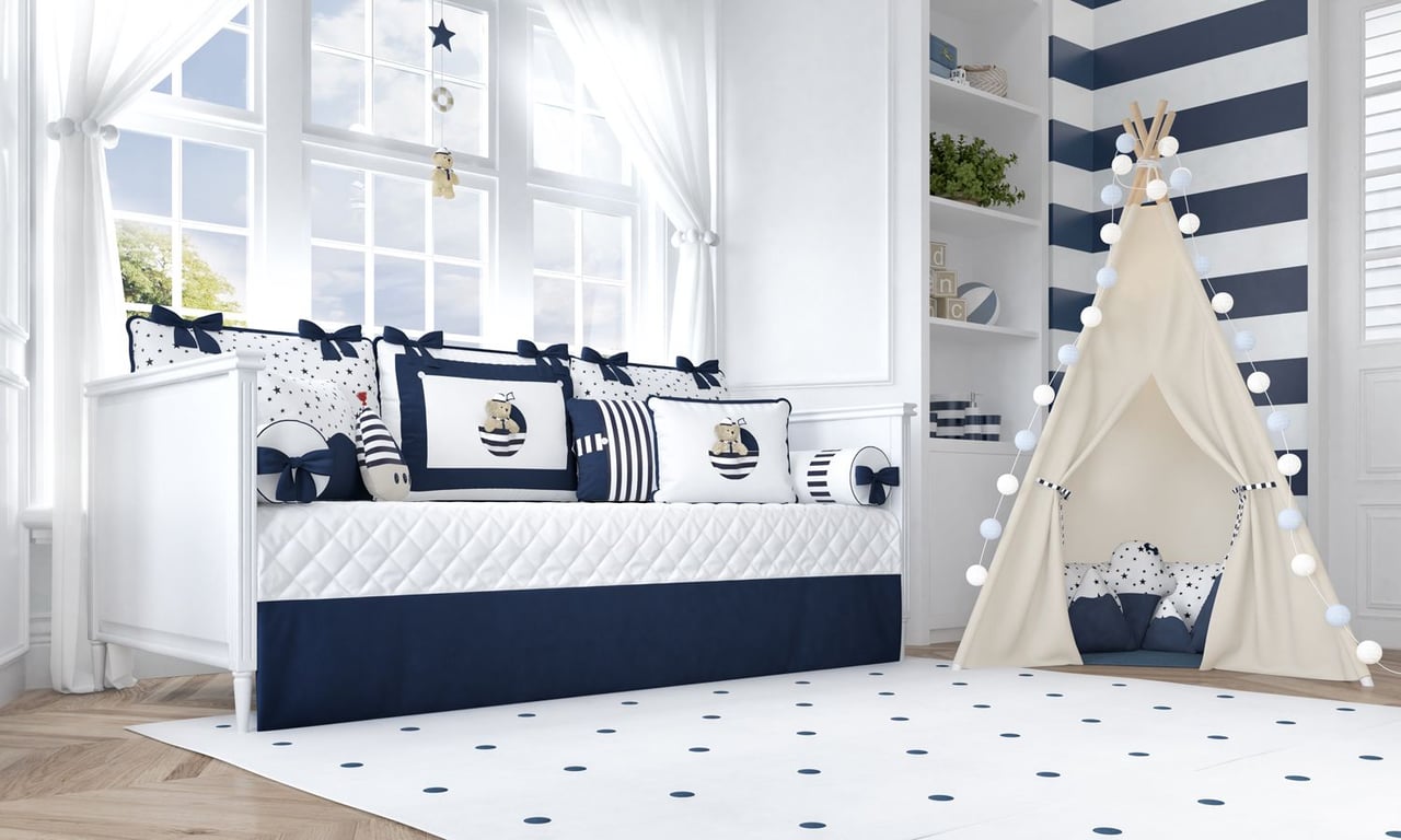 Kit Cama Babá Urso Marinheiro Azul — vista alternativa