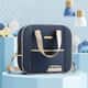 Bolsa Maternidade Carrinhos Ônibus Azul Marinho 35cm - imagem 1