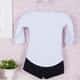 Conjunto Manga Longa e Short Com Pedraria 9 a 12 Meses - imagem 3