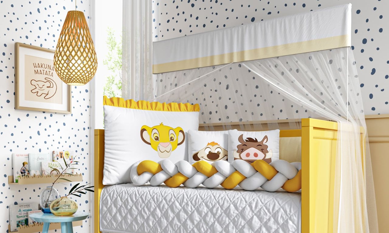 Kit Berço Trança Simba O Rei Leão — vista alternativa