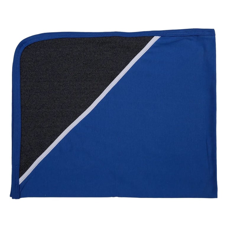 Saída Maternidade Baby Gijo Malha Bordado Dog Skate + Manta Azul Royal Tam P — vista alternativa