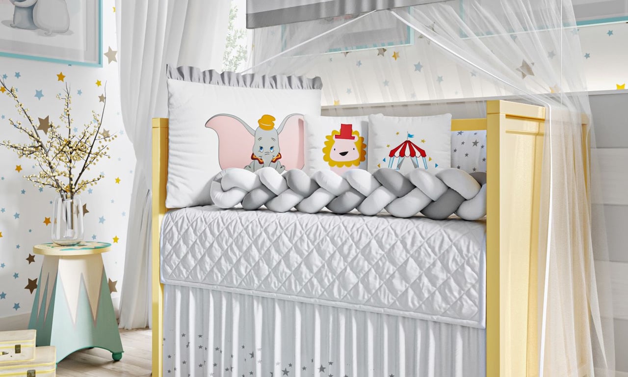 Kit Berço Trança Dumbo Estrelinha — vista alternativa