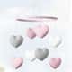 Móbile Corações Rosa - imagem 1