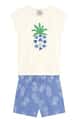 Conjunto Curto Shorts Abacaxi TAM 2 SORTIDOS - imagem 2