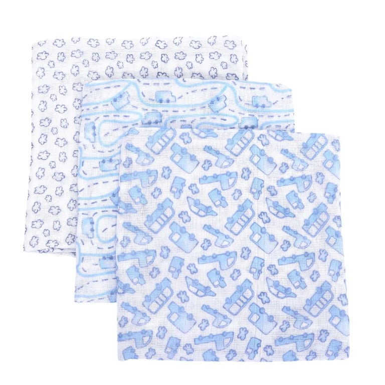 Kit Fralda de Pano Minasrey Composê Carro 3 Peças