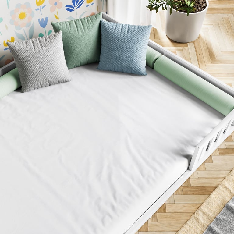 Lençol Casal com Elástico Branco