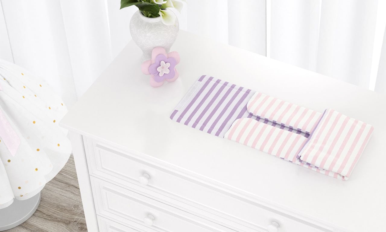 Trocador de Fraldas Portátil Floral Monet 85x40cm — vista alternativa