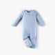 Macacão Longo Comfort em Algodão Egípcio Azul Bebê - imagem 3