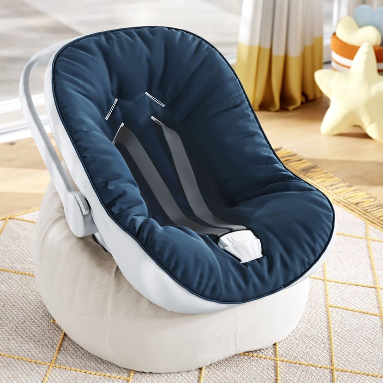 Capa de Bebê Conforto com Protetor de Cinto Cinza — vista alternativa