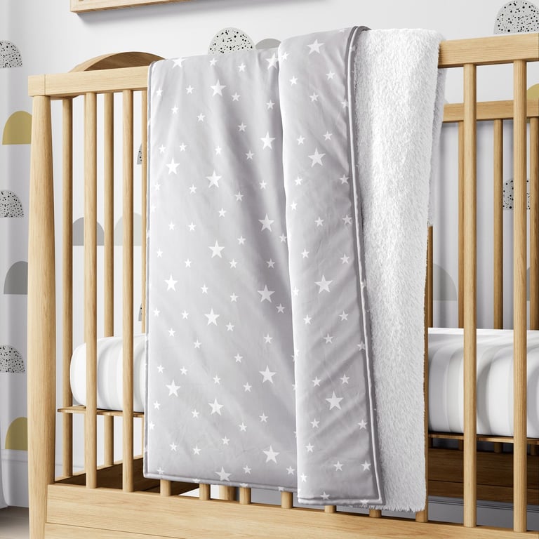 Cobertor Dupla Face com Soft Estrelinhas Rosa 1M — vista alternativa