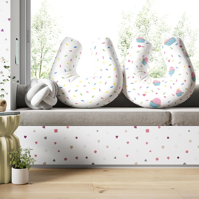 Almofada Amamentação Dupla Face Granulado Colorido — vista alternativa