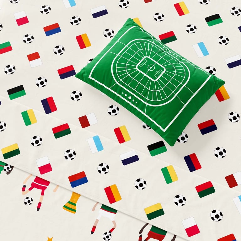 Jogo de Lençol Mini Cama Seleções do Mundo — vista alternativa